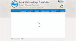 Desktop Screenshot of levantineheritage.com