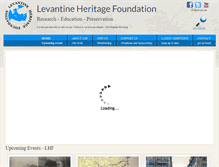 Tablet Screenshot of levantineheritage.com